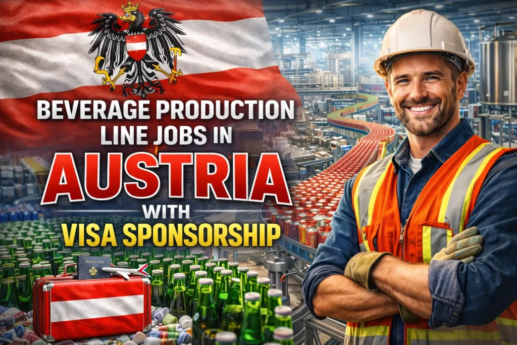 Beverage Production Line Jobs in Austria with Visa Sponsorship 2026