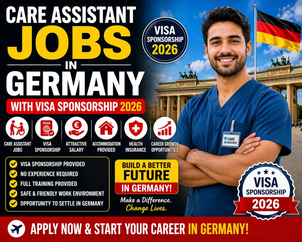 Care Assistant Jobs in Germany with Visa Sponsorship 2026