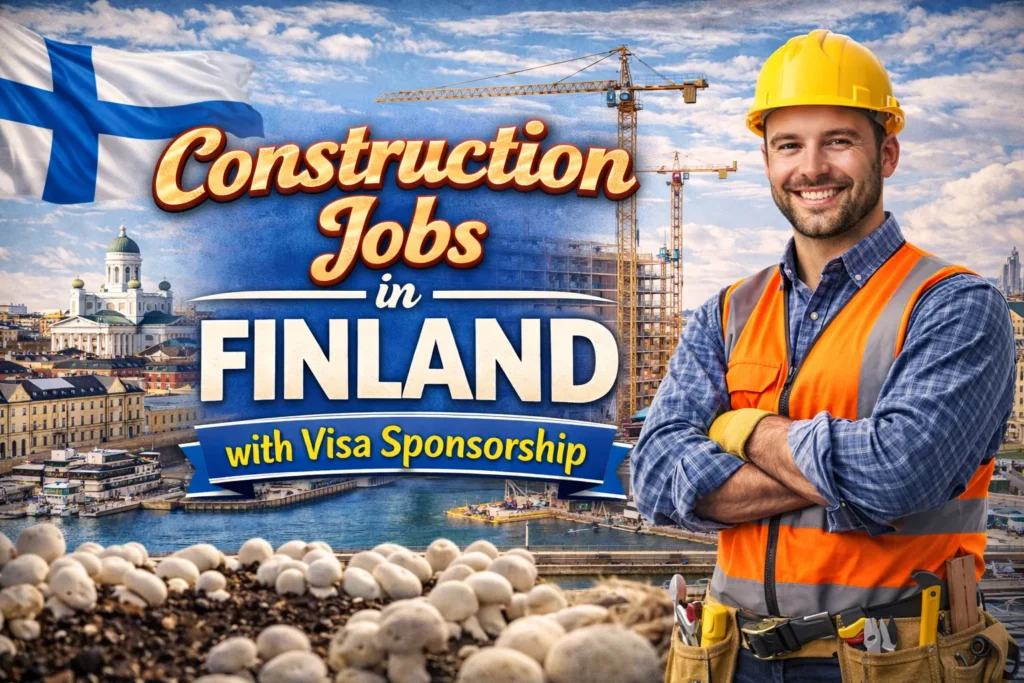 Construction Jobs in Finland with Visa Sponsorship 2026