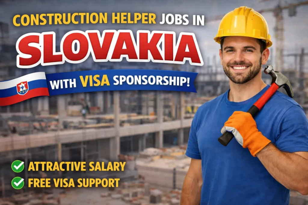 Construction Helper Jobs in Slovakia with Visa Sponsorship 2026