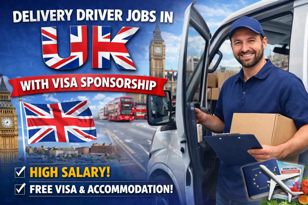 Delivery Driver Jobs in UK with Visa Sponsorship 2026