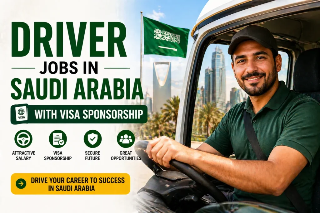 Driver Jobs in Saudi Arabia with Visa Sponsorship 2026