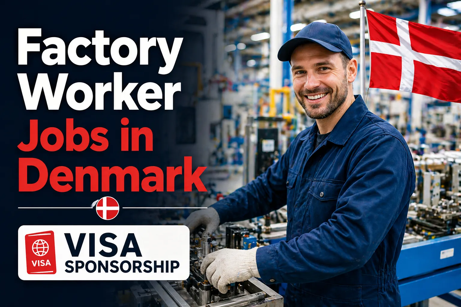 Factory Worker Jobs in Denmark with Visa Sponsorship 2026