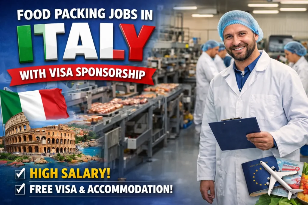 Food Packing Jobs in Italy with Visa Sponsorship 2026