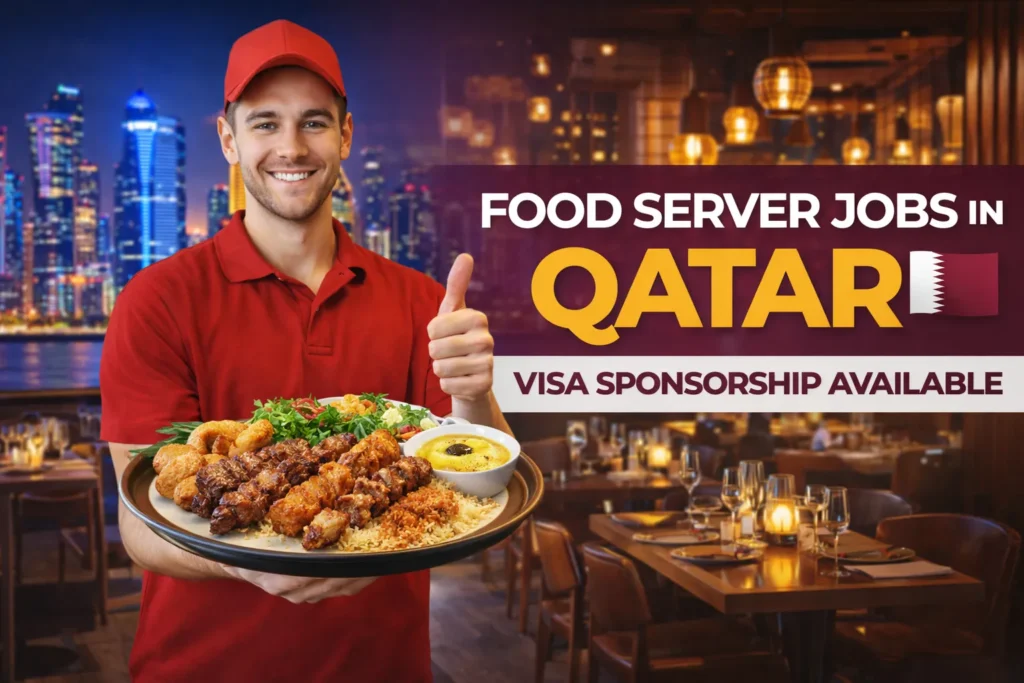 Food Server Jobs in Qatar with Visa Sponsorship 2026