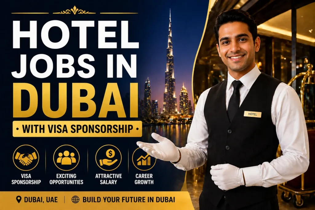 Hotel Jobs in Dubai with Visa Sponsorship 2026