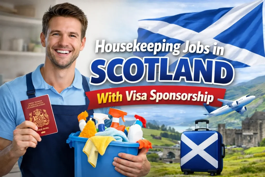 Housekeeping Jobs in Scotland with Visa Sponsorship 2026