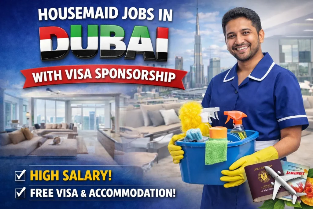 Housemaid Jobs in Dubai with Visa Sponsorship 2026
