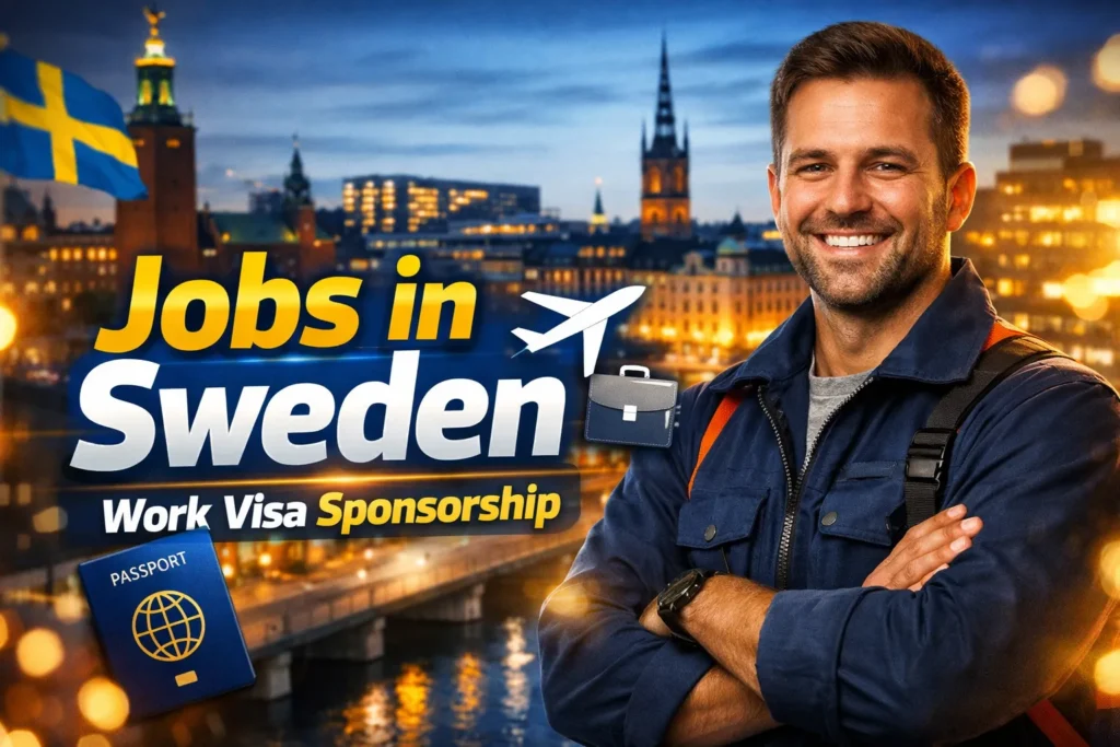 Jobs in Sweden with Work Visa Sponsorship 2026