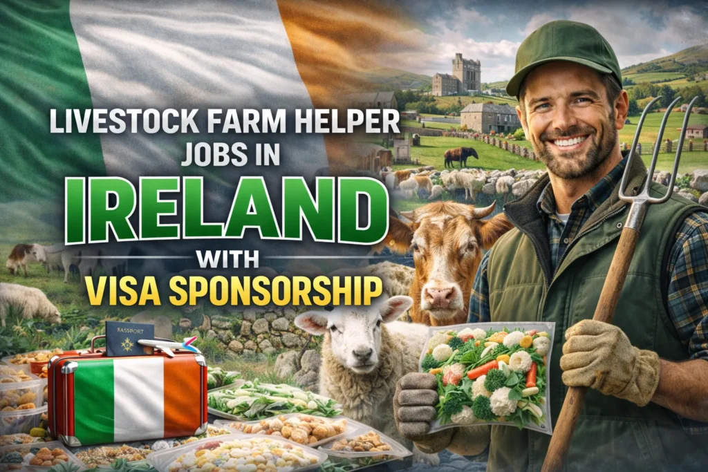 Livestock Farm Helper Jobs in Ireland with Visa Sponsorship 2026