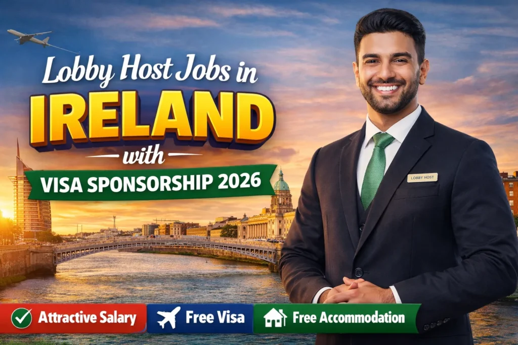 Lobby Host Jobs in Ireland with Visa Sponsorship 2026