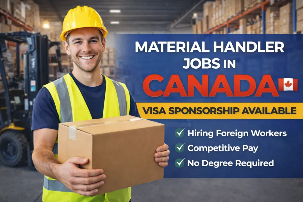 Material Handler Jobs in Canada with Visa Sponsorship 2026