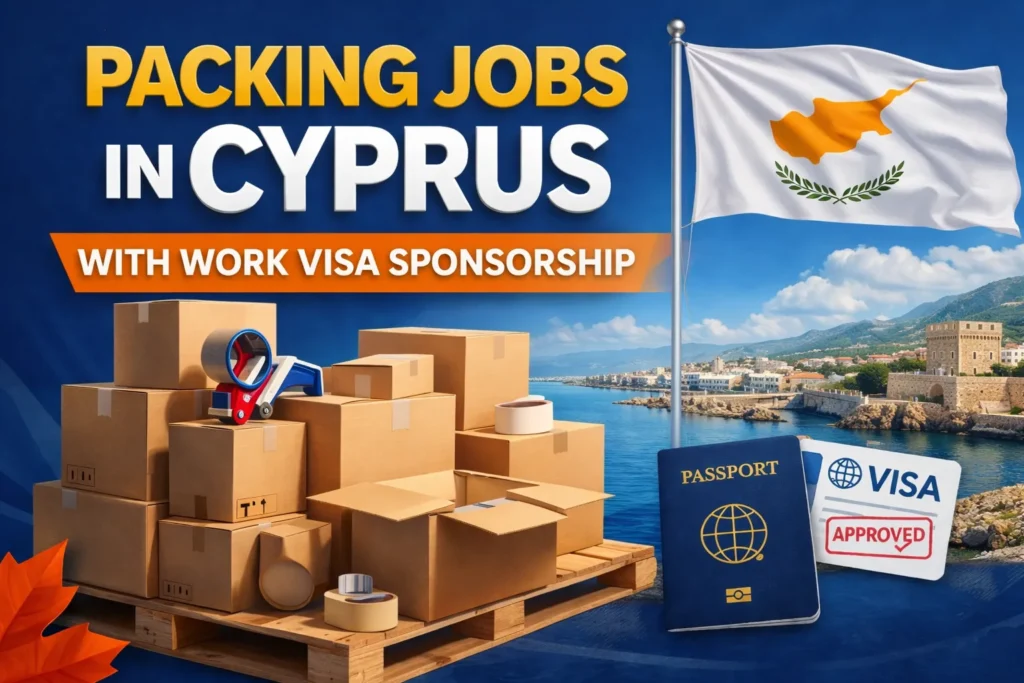 Packing Jobs in Cyprus with Work Visa Sponsorship 2026