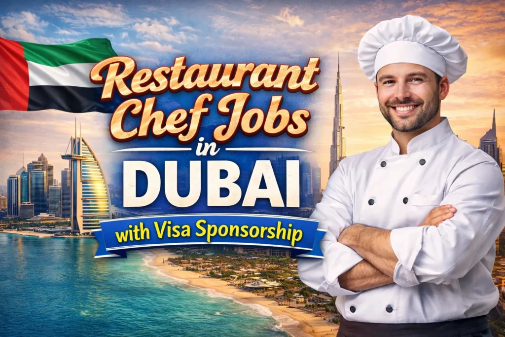 Restaurant Chef Jobs in Dubai with Visa Sponsorship 2026