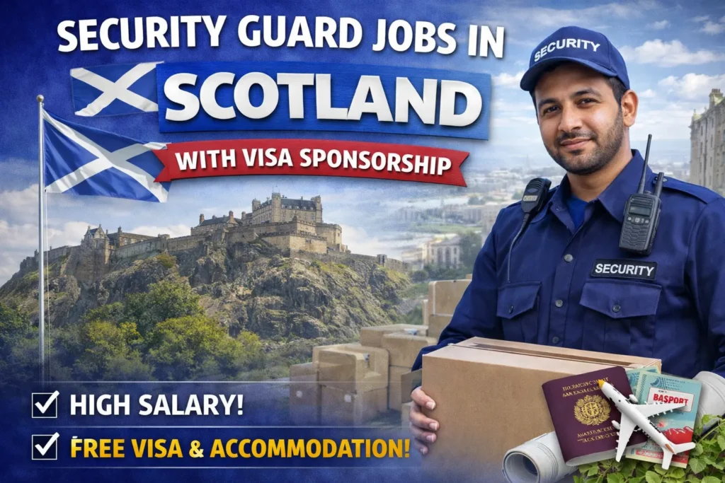 Security Guard Jobs in Scotland with Visa Sponsorship 2026
