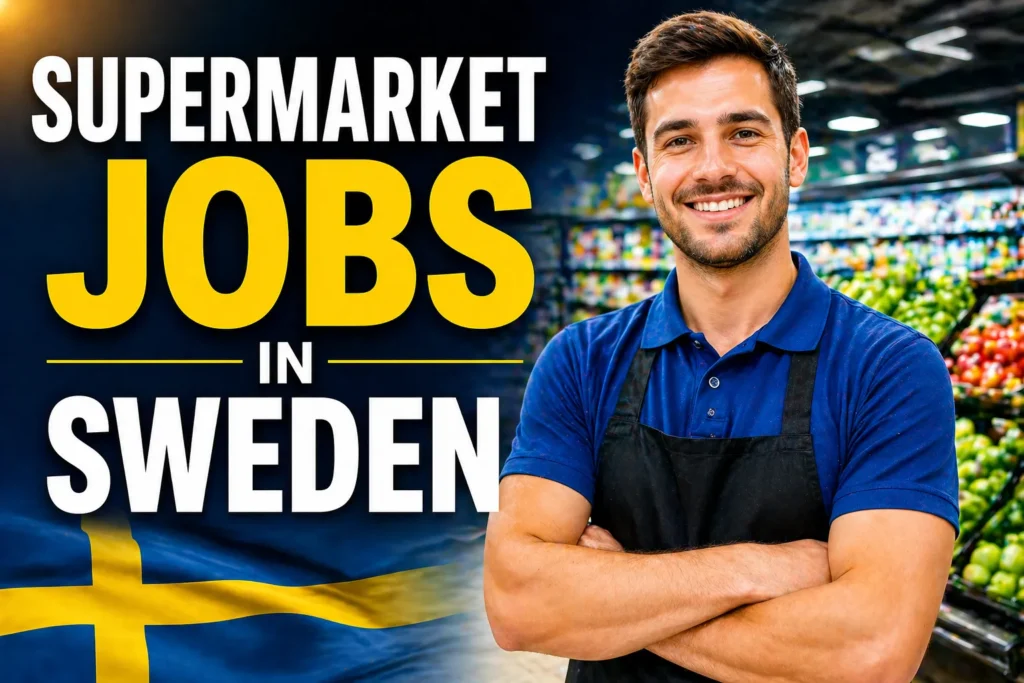 Supermarket Jobs in Sweden with Visa Sponsorship 2026