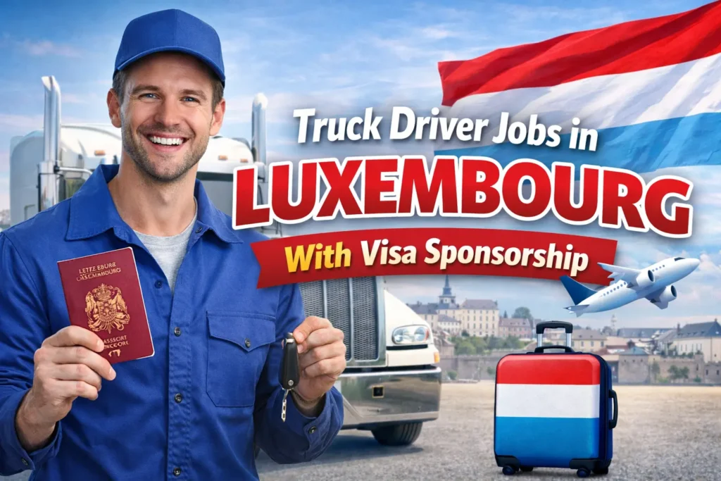 Truck Driver Jobs in Luxembourg with Visa Sponsorship 2026