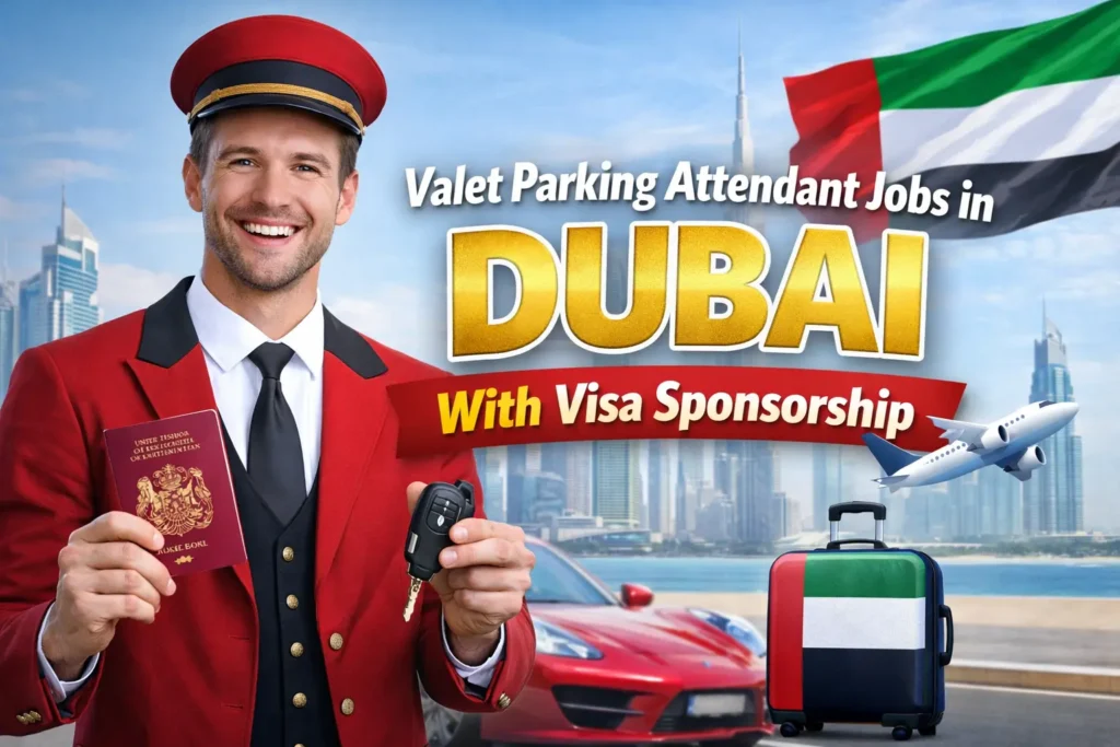 Valet Parking Attendant Jobs in Dubai with Visa Sponsorship 2026