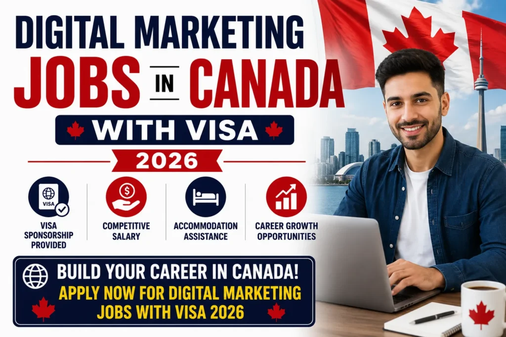 Digital Marketing Jobs in Canada with Visa 2026