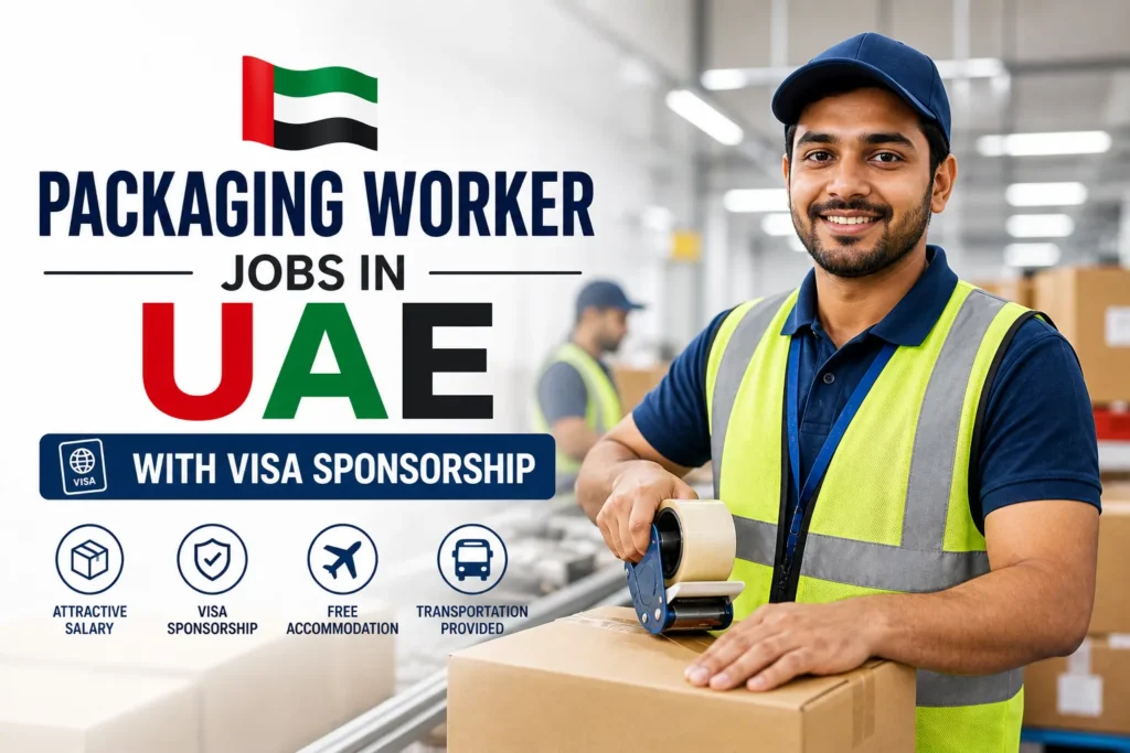 Packaging Worker Jobs in UAE with Visa Sponsorship 2026