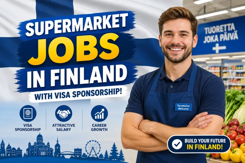 Supermarket Jobs in Finland with Visa Sponsorship 2026